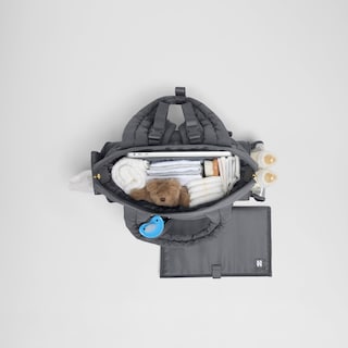 Foto 2 | Bolsa De Pañales Huggies Cozy Hugpack Tote Negra Acolchada - Venta Internacional.