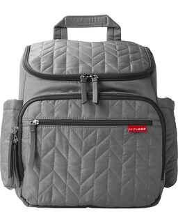 Foto 1 | Mochila Para Pañales Skip Hop Forma Con Cambiador, Color Gris - Venta Internacional.
