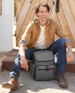 Foto 4 | Mochila Para Pañales Skip Hop Forma Con Cambiador, Color Gris - Venta Internacional.