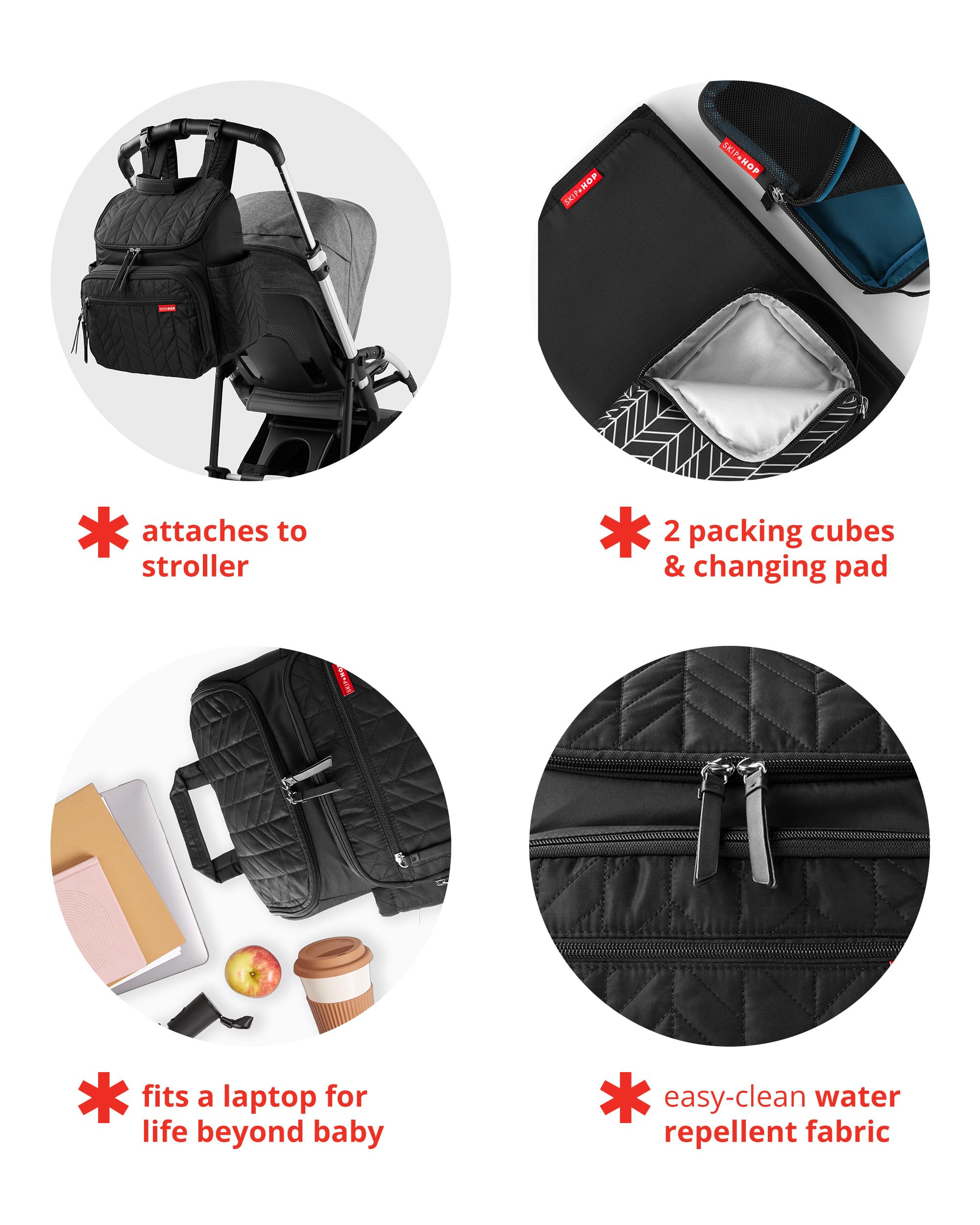 Foto 4 pulgar | Mochila Para Pañales Skip Hop Forma Con Cambiador Sage - Venta Internacional.