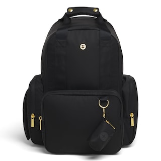 Foto 1 | Mochila Para Pañales Huggies Sunshine Pack De Piel Vegana Negra - Venta Internacional.