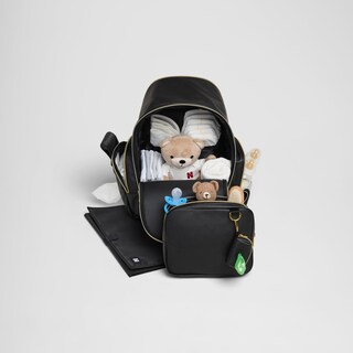 Foto 2 | Mochila Para Pañales Huggies Sunshine Pack De Piel Vegana Negra - Venta Internacional.