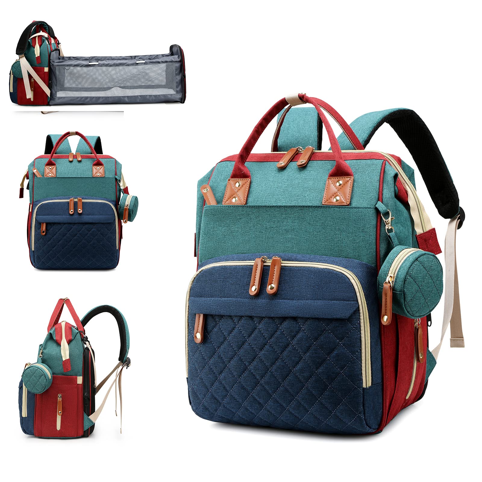 Foto 1 | Bolsa De Pañales Lamroro, Impermeable, 3 En 1, Con Cambiador - Venta Internacional.