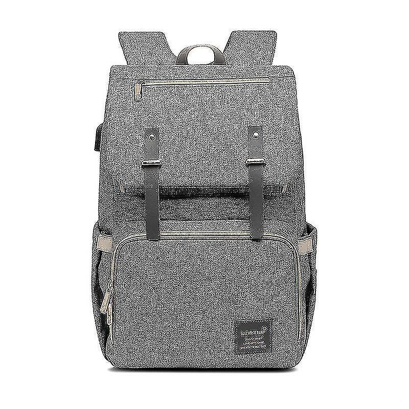 Foto 2 pulgar | Mochila Huoguo Bolso Multifuncional Para Momias Gris Oxford - Venta Internacional.