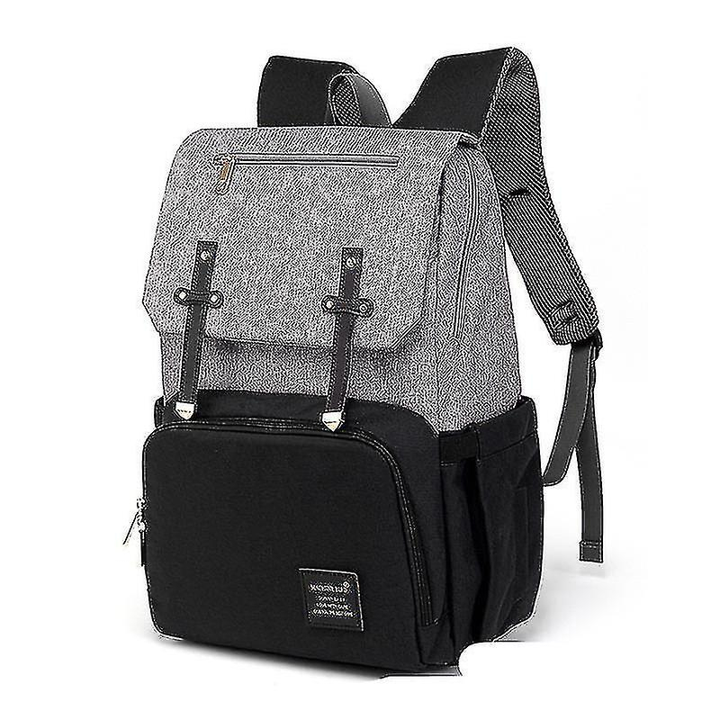 Foto 4 pulgar | Mochila Huoguo Bolso Multifuncional Para Momias Gris Oxford - Venta Internacional.