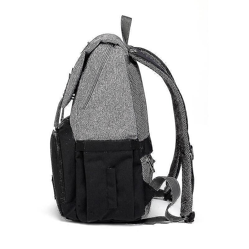 Foto 6 pulgar | Mochila Huoguo Bolso Multifuncional Para Momias Gris Oxford - Venta Internacional.