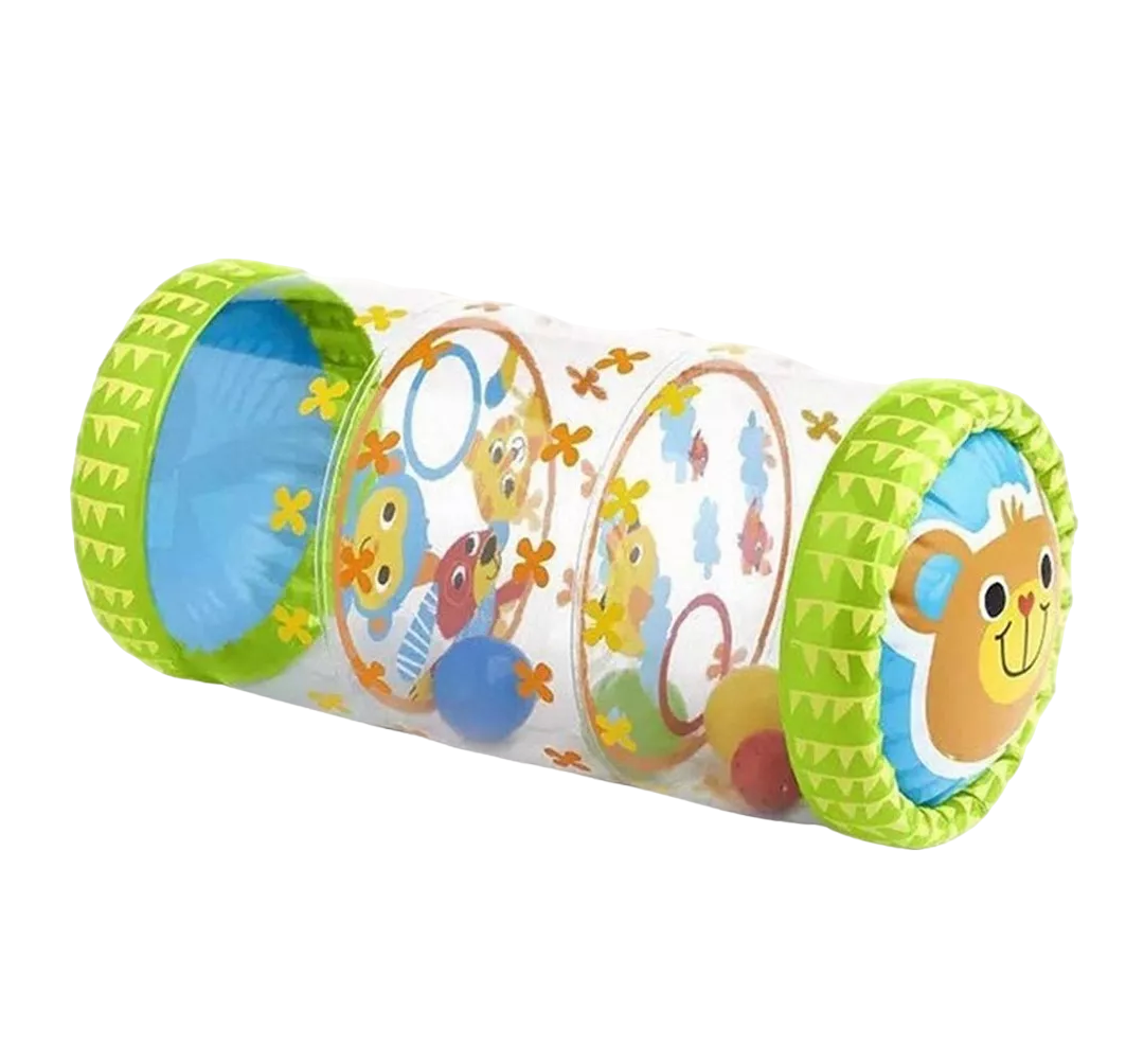 Foto 1 | Rodillo Cilindro Inflable Estimulación Gateo Oso Verde para Bebé