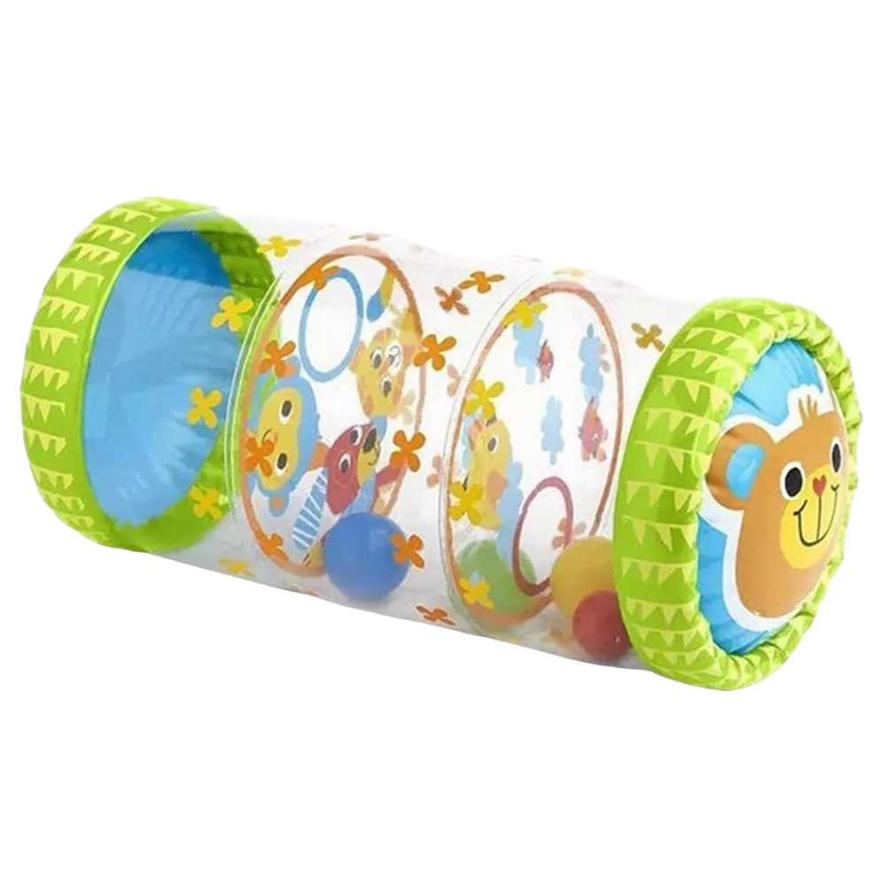 Cilindro Inflable Belug para Bebé Estimulación color Verde