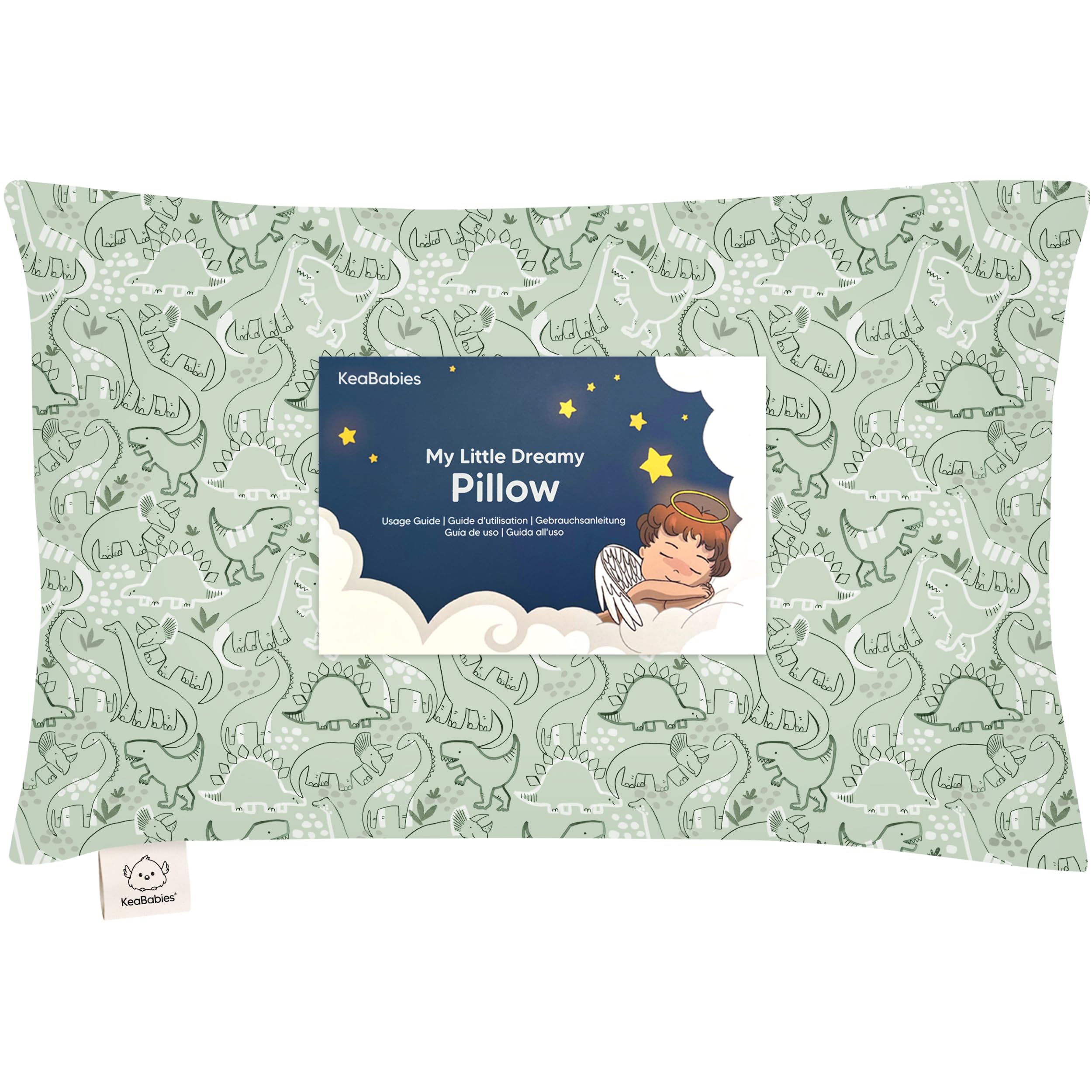 Almohada Keababies My Little Dreamy Para Niños Pequeños, 33 X 45 Cm, Algodón Orgánico - Venta Internacional.