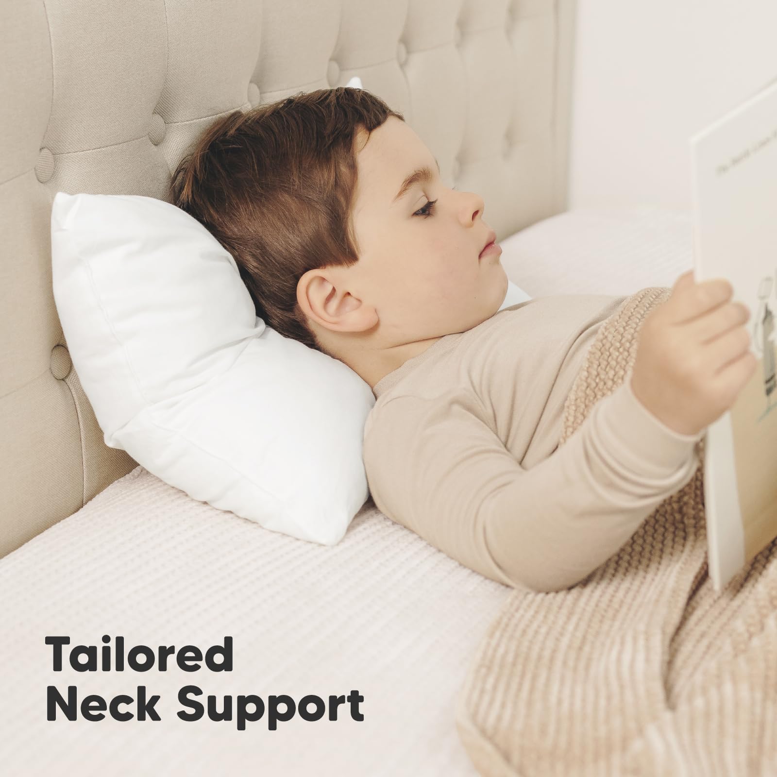 Foto 6 pulgar | Almohada para Niños Keababies Algodón Orgánico Suave 2 Piezas - Venta Internacional