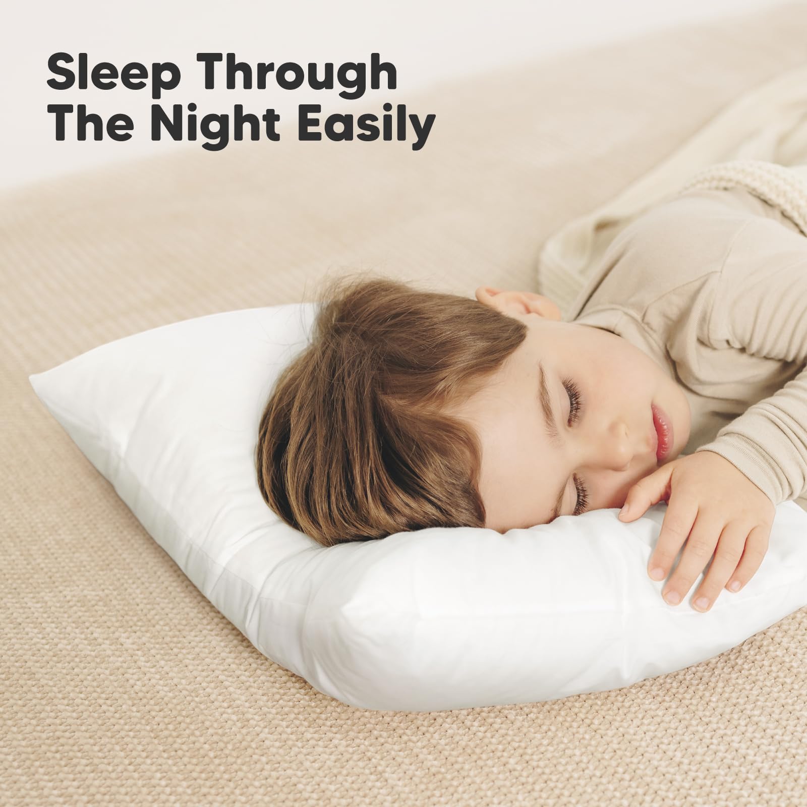 Foto 8 pulgar | Almohada para Niños Keababies Algodón Orgánico Suave 2 Piezas - Venta Internacional