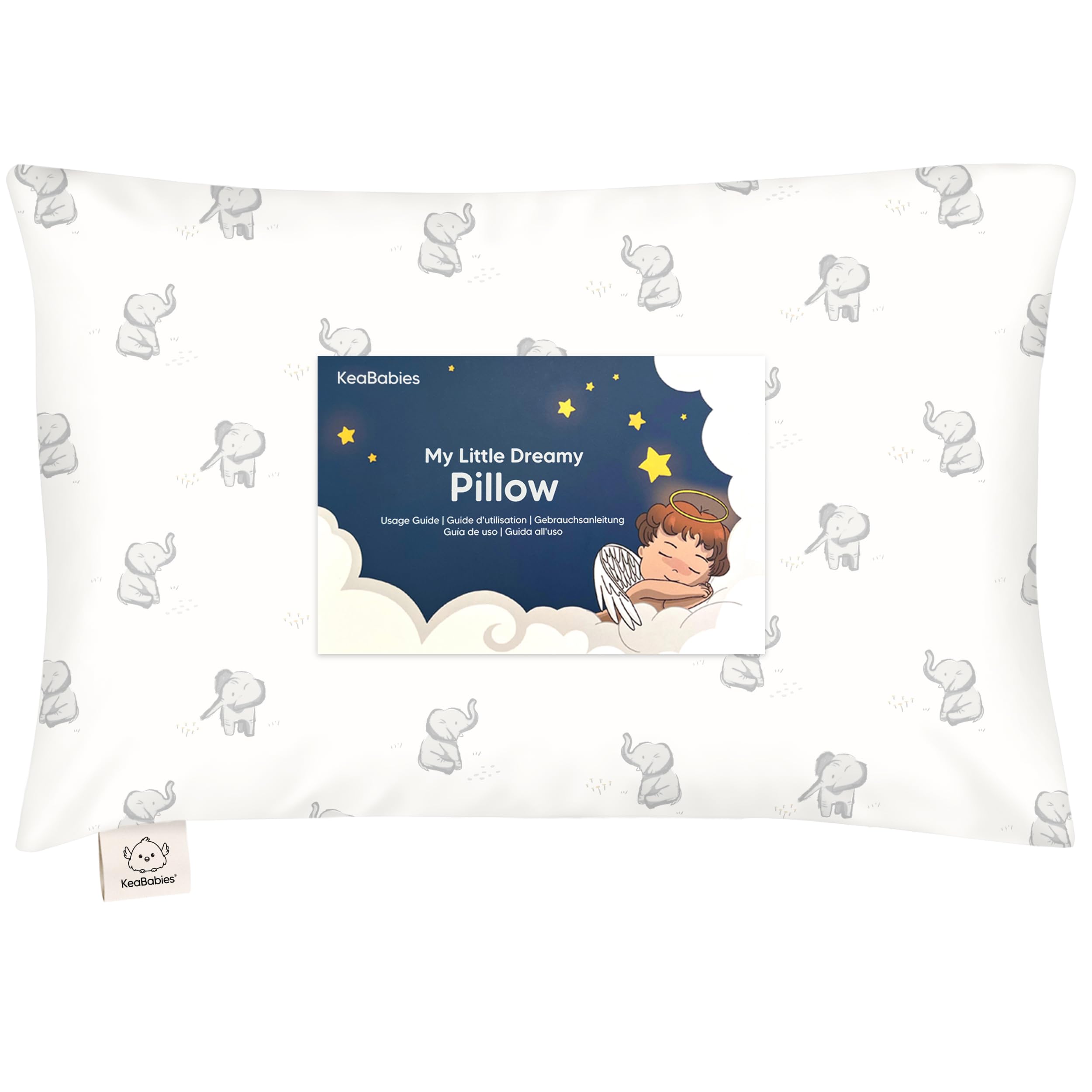 Almohada Keababies My Little Dreamy Para Niños Pequeños, 33 X 45 Cm, Algodón Orgánico - Venta Internacional. $834