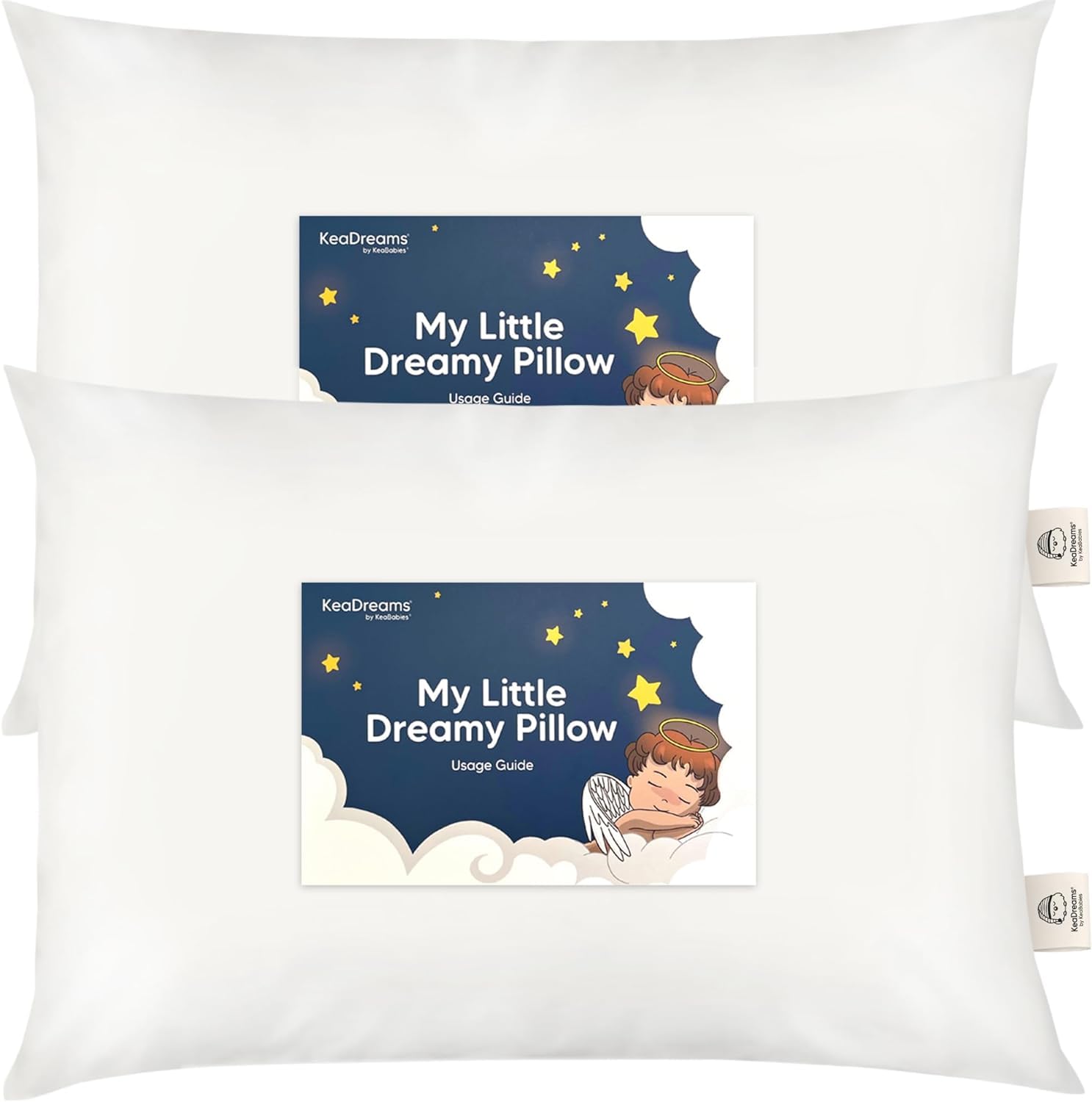 Foto 2 pulgar | Almohada Keababies Algodón Orgánico Suave 35 X 50 Cm Paquete De 2 - Venta Internacional