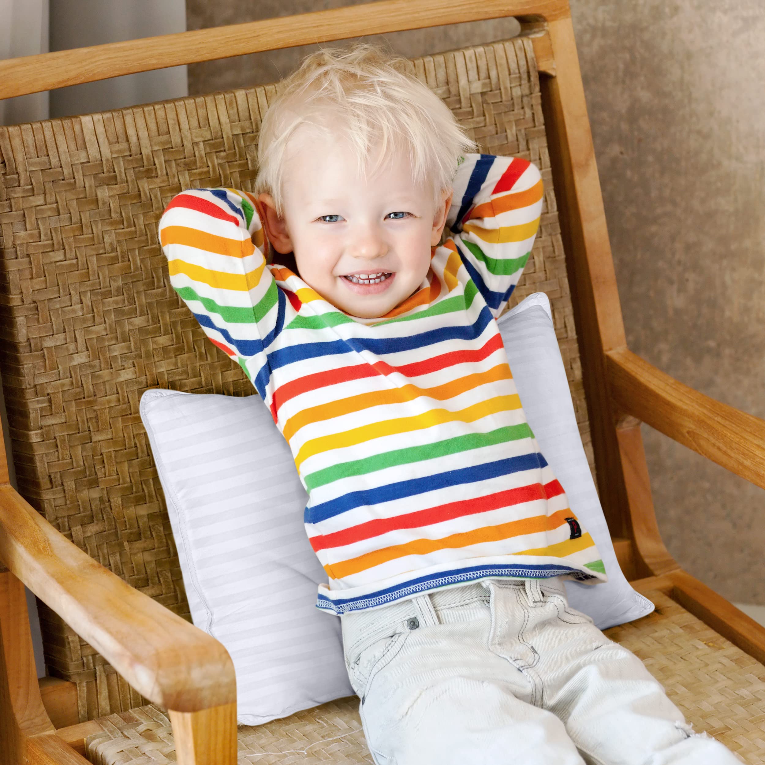 Foto 8 pulgar | Paquete De 2 Camas Pillow Utopia Para Niños Pequeños, 30 X 50 Cm, Color Blanco - Venta Internacional.