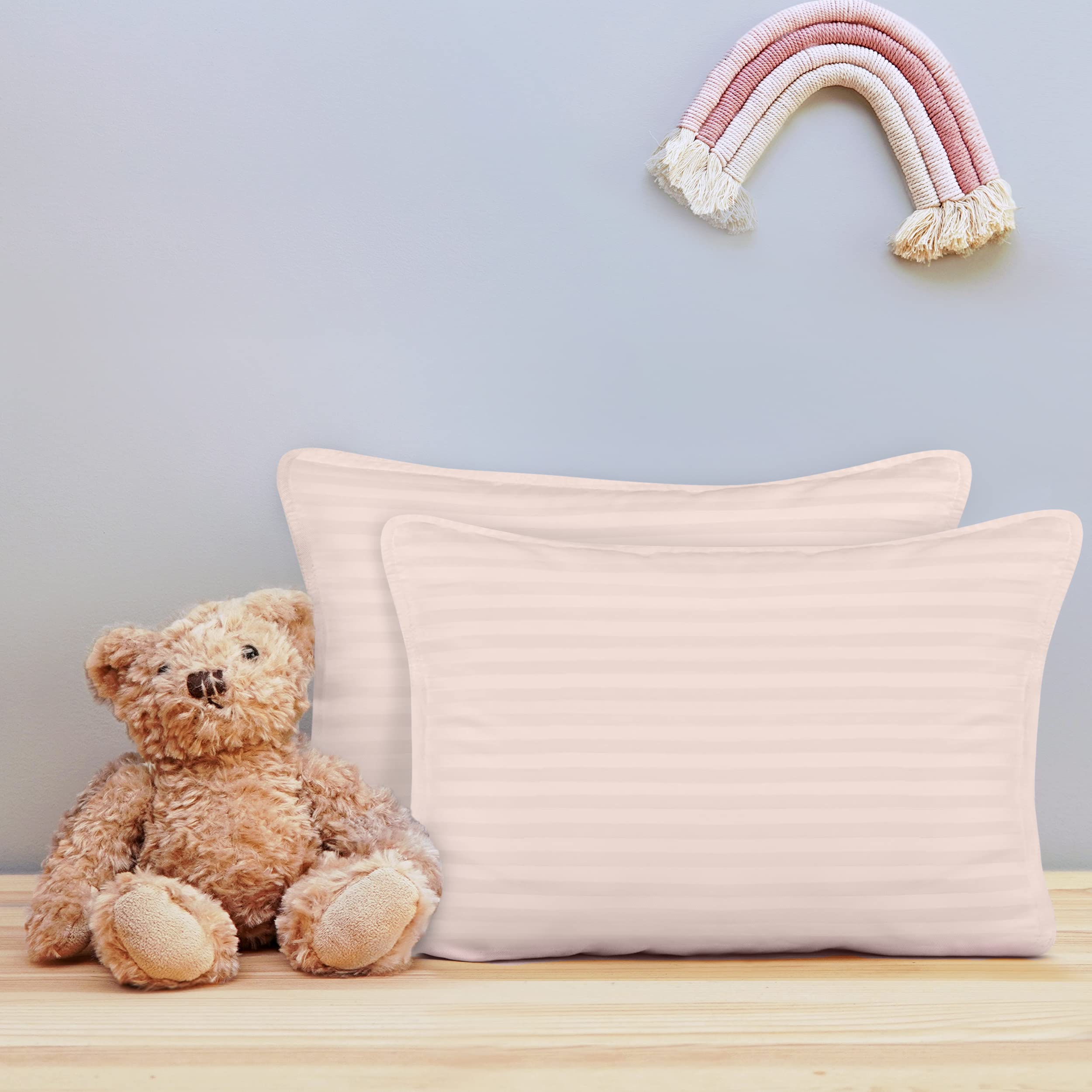 Foto 6 pulgar | Paquete De 2 Almohadas Utopia Para Niños Pequeños, Mezcla De Algodón, 13 X 18 Cm - Venta Internacional.