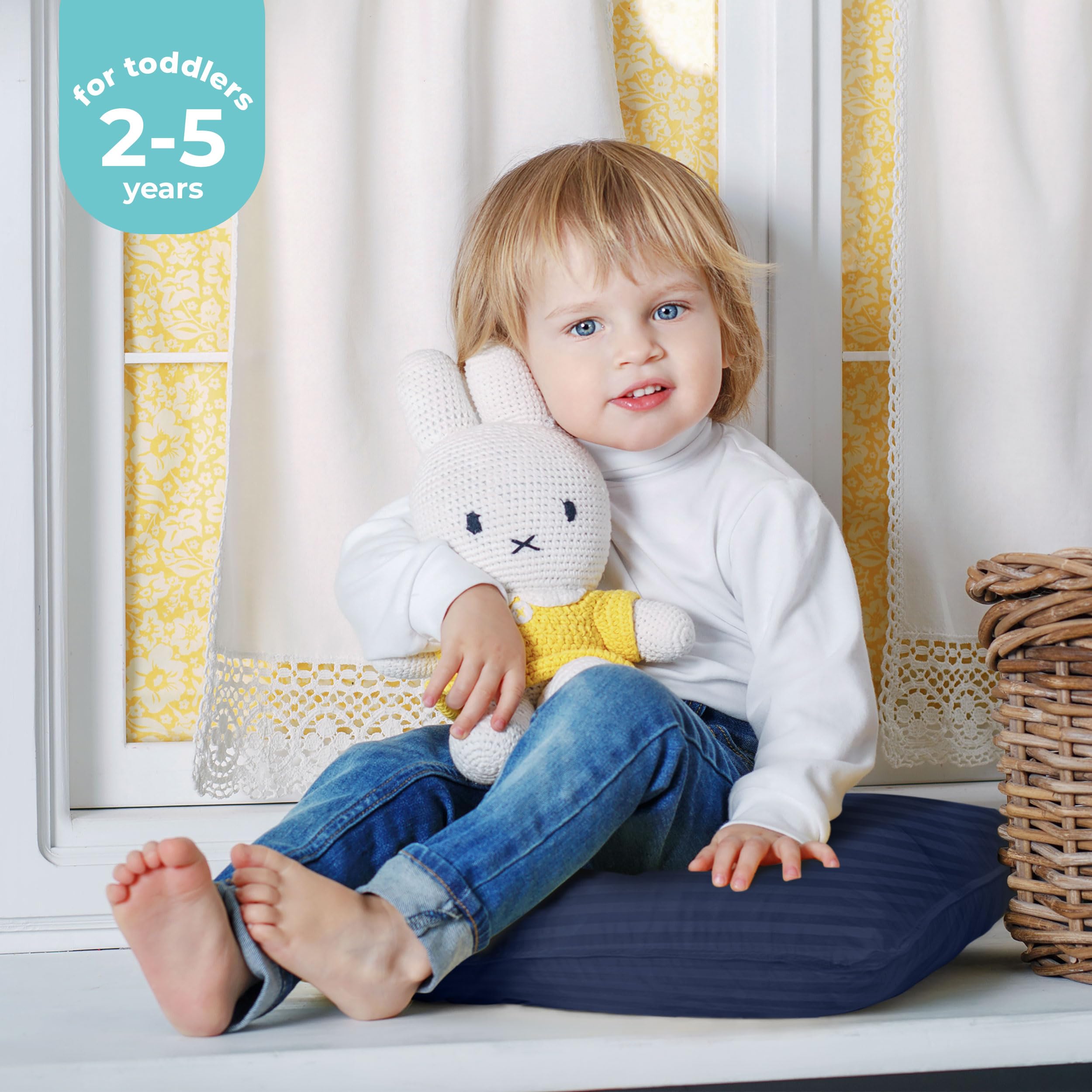 Foto 4 pulgar | Juego de 2 Almohadas para Niños Lavanda 33 x 46 cm 2 Años - Venta Internacional - Venta Internacional