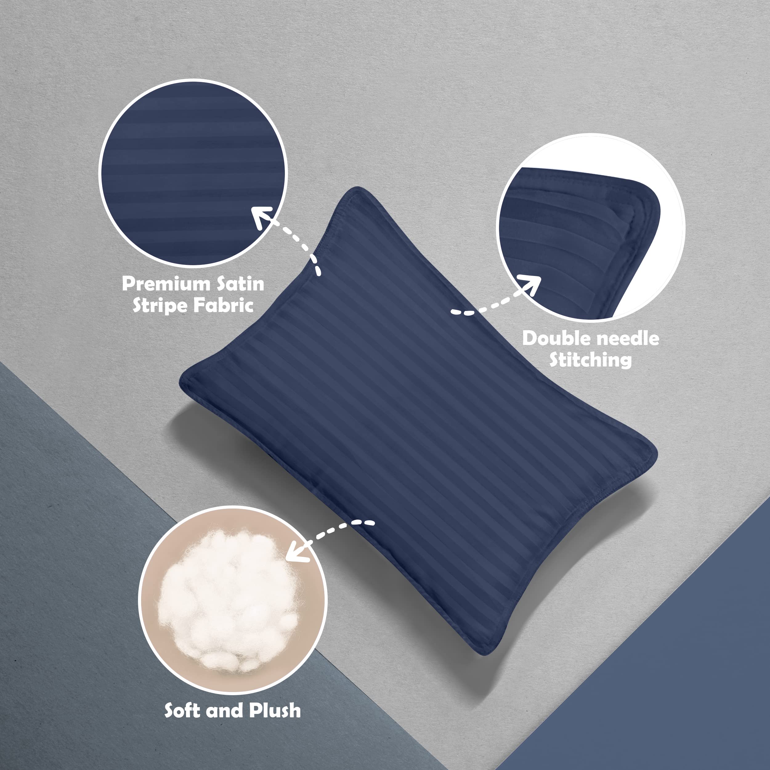 Foto 5 pulgar | Juego de 2 Almohadas para Niños Lavanda 33 x 46 cm 2 Años - Venta Internacional - Venta Internacional