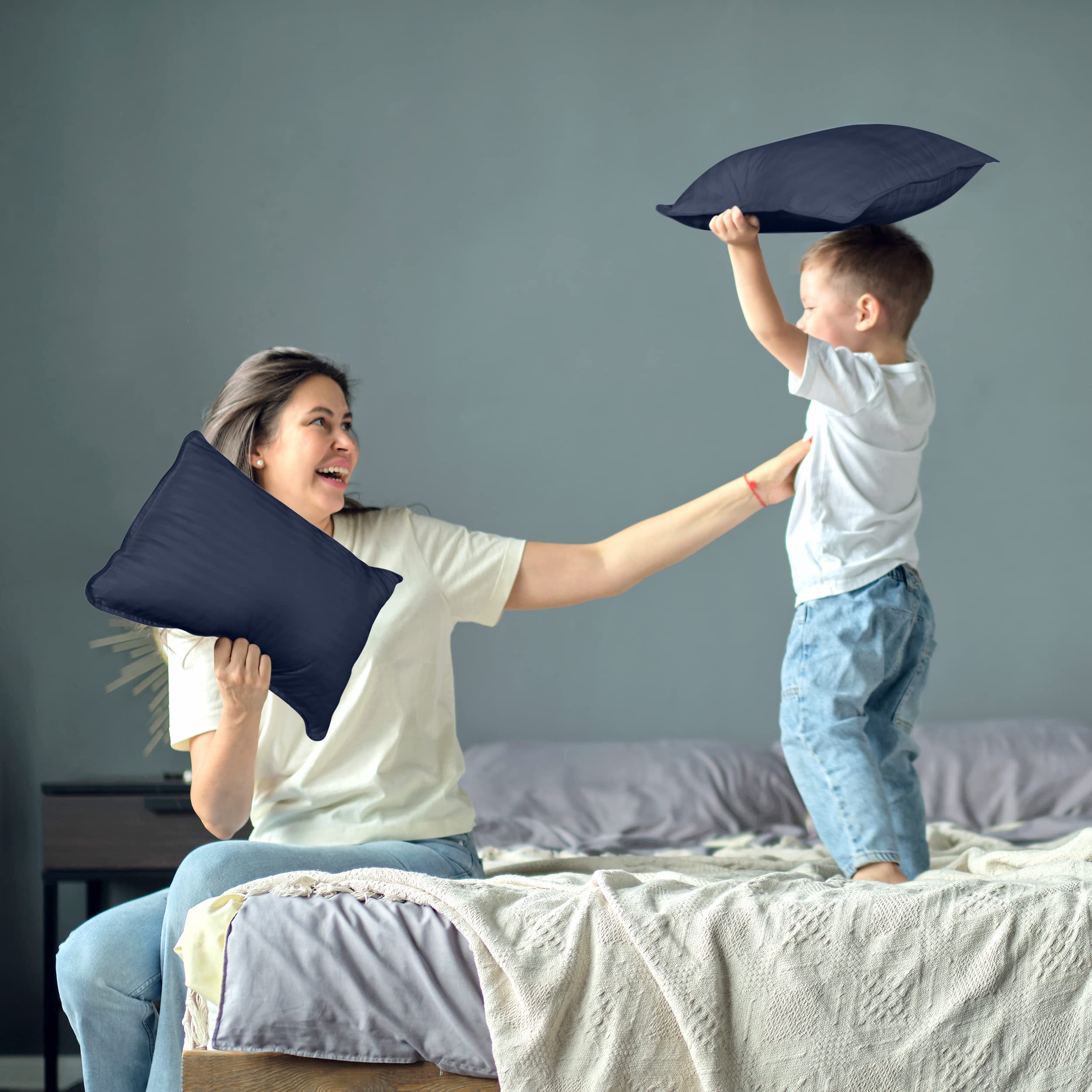 Foto 7 pulgar | Juego de 2 Almohadas para Niños Lavanda 33 x 46 cm 2 Años - Venta Internacional - Venta Internacional