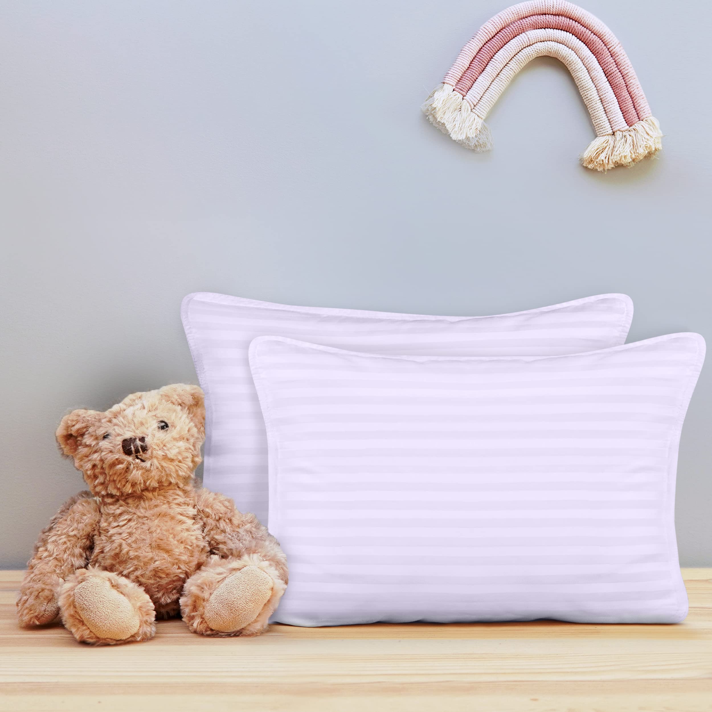 Foto 5 | Juego de 2 Almohadas para Niños Lavanda 33 x 46 cm 2 Años - Venta Internacional