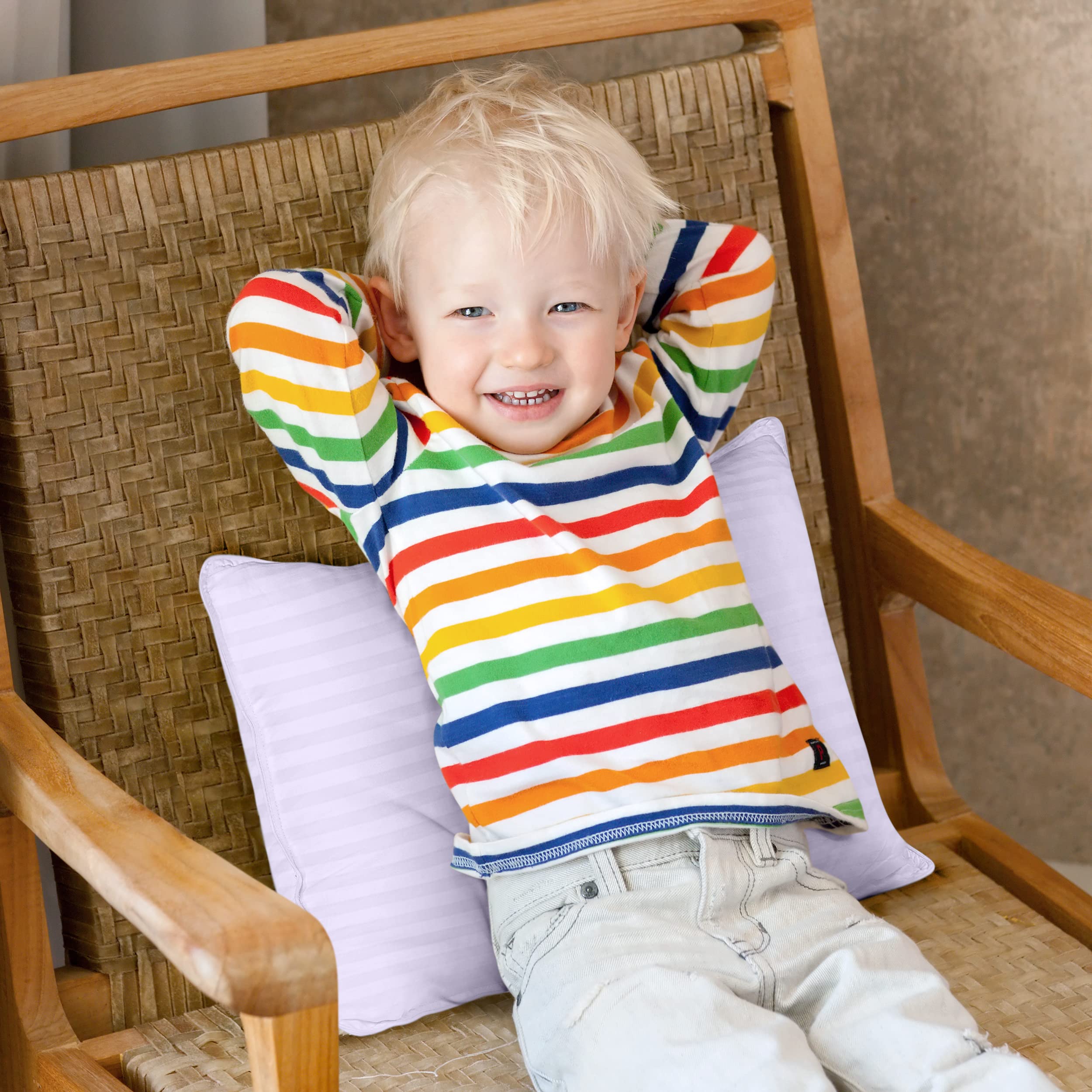 Foto 7 | Juego de 2 Almohadas para Niños Lavanda 33 x 46 cm 2 Años - Venta Internacional