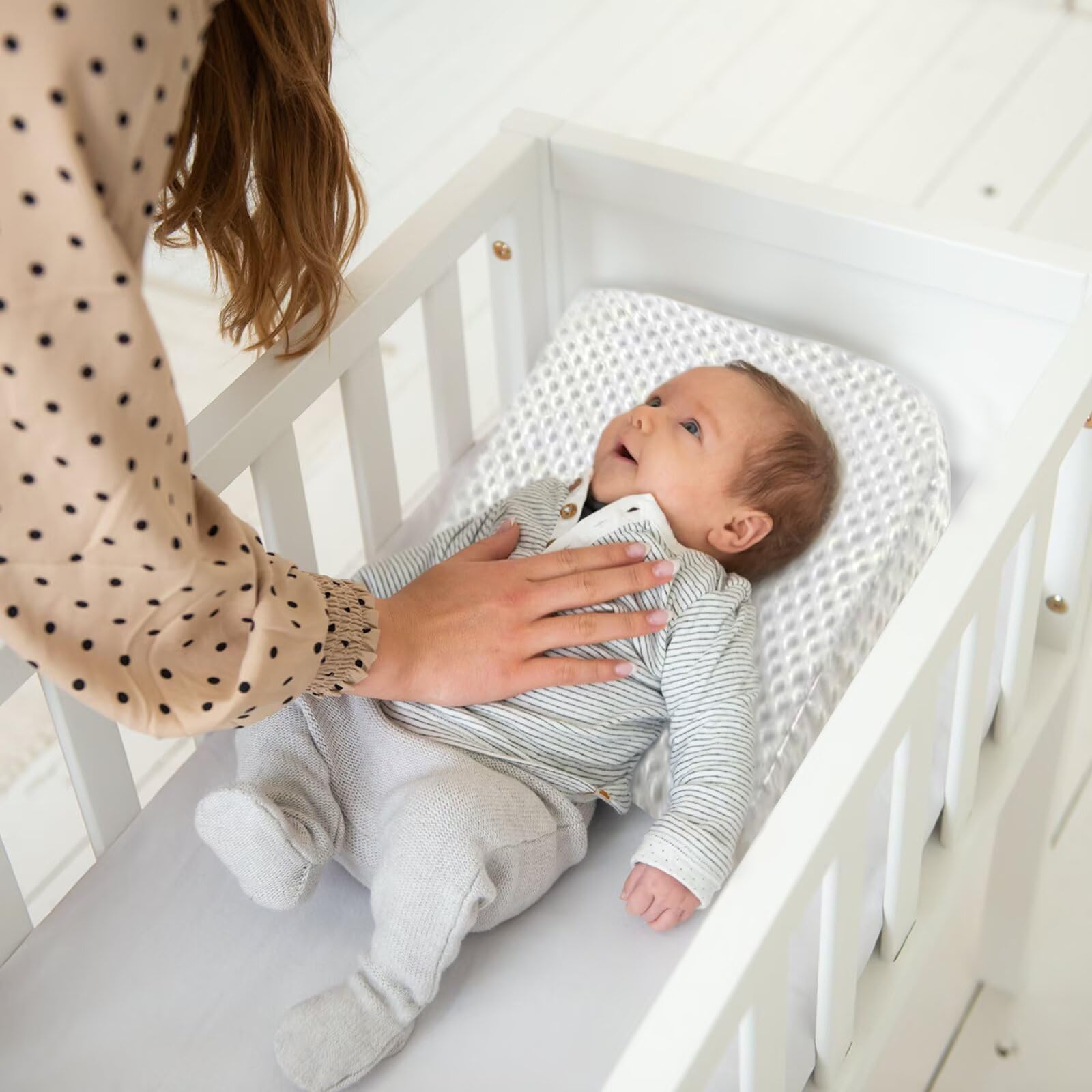 Foto 6 pulgar | Almohada Para Dormir Para Recién Nacidos Y Niños Pequeños Con Forma De Cuña Transpirable - Venta Internacional.