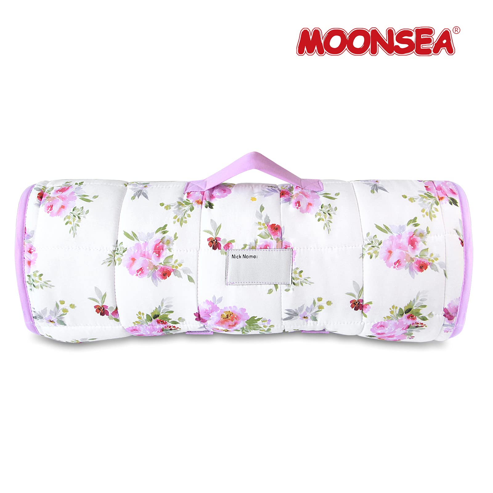 Foto 8 pulgar | Alfombrilla De Siesta Para Niños Pequeños Moonsea Floral Con Almohada Y Manta Polar - Venta Internacional.