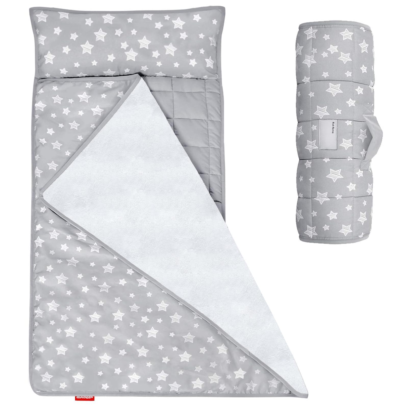 Foto 2 pulgar | Nap Mat Moonsea Para Niños Pequeños Con Almohada Y Manta Polar Tipo Minky - Venta Internacional.