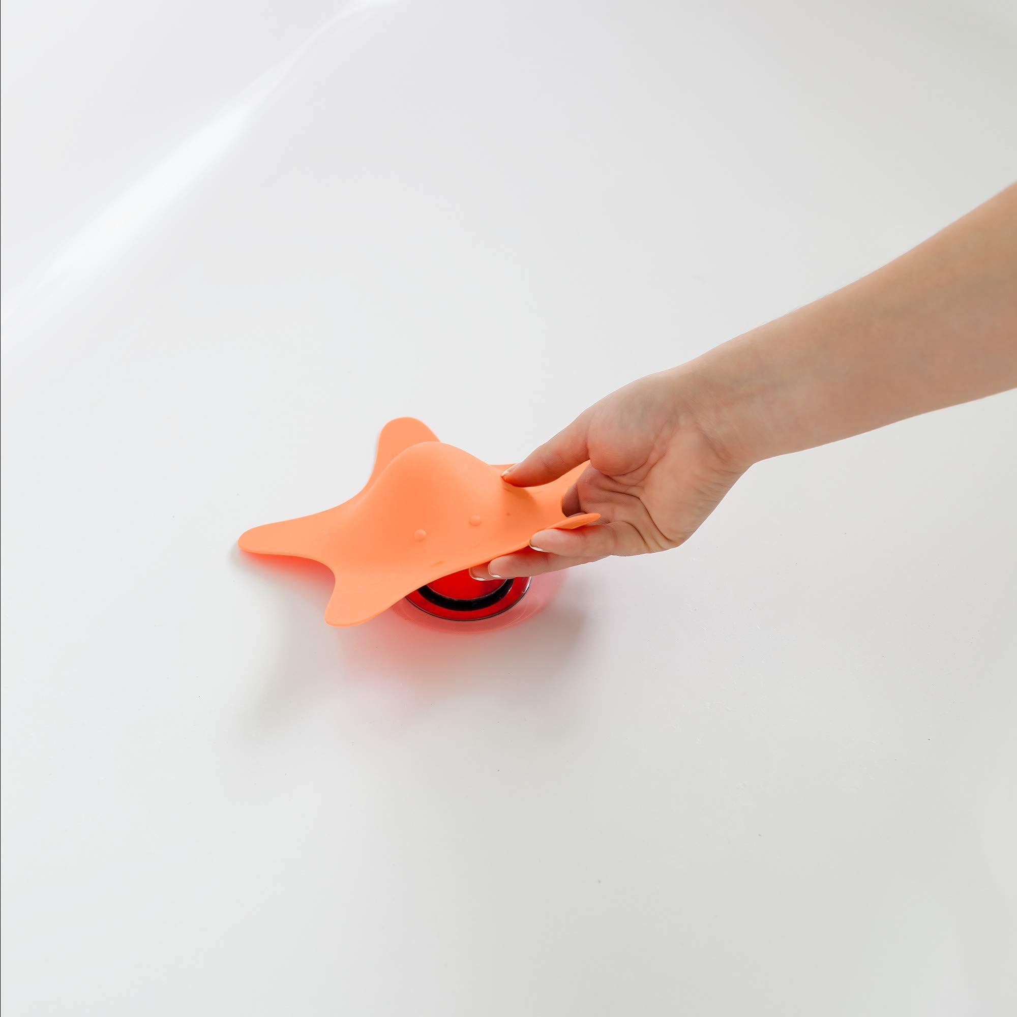Foto 2 | Cubierta De Desagüe Para Bañera Y Lavabo Para Niños Pequeños Boon Star Fish - Venta Internacional.