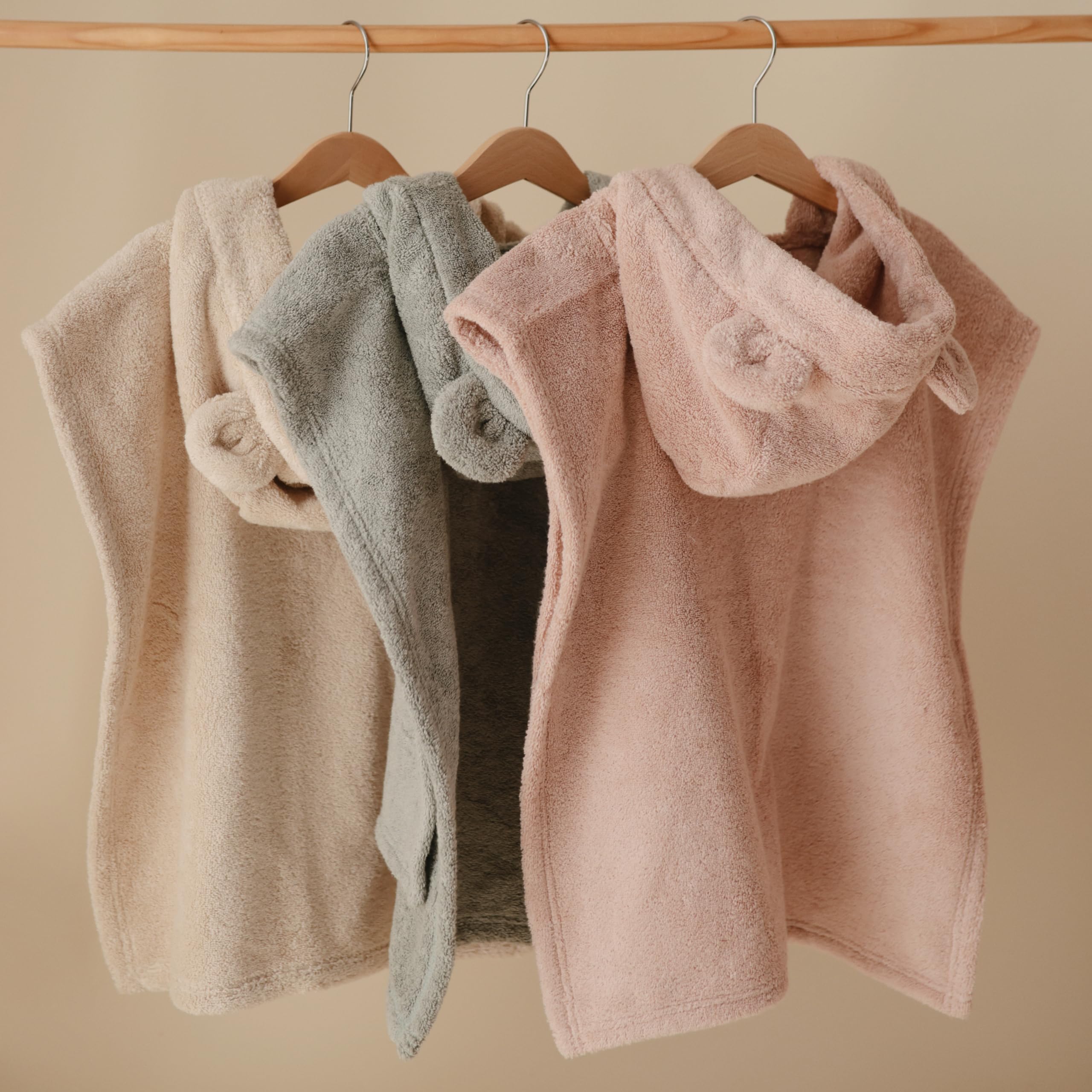 Foto 4 | Poncho Toalla Mushie Para Bebés Y Niños Pequeños De Algodón Orgánico - Venta Internacional.