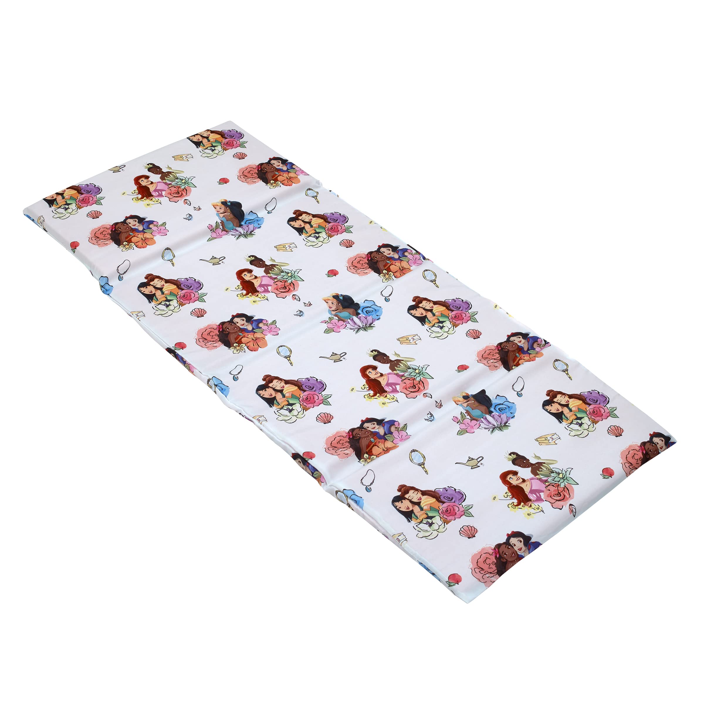 Foto 2 pulgar | Hoja De Siesta Preescolar Con Diseño De Princesas Disney Para Niñas - Venta Internacional.