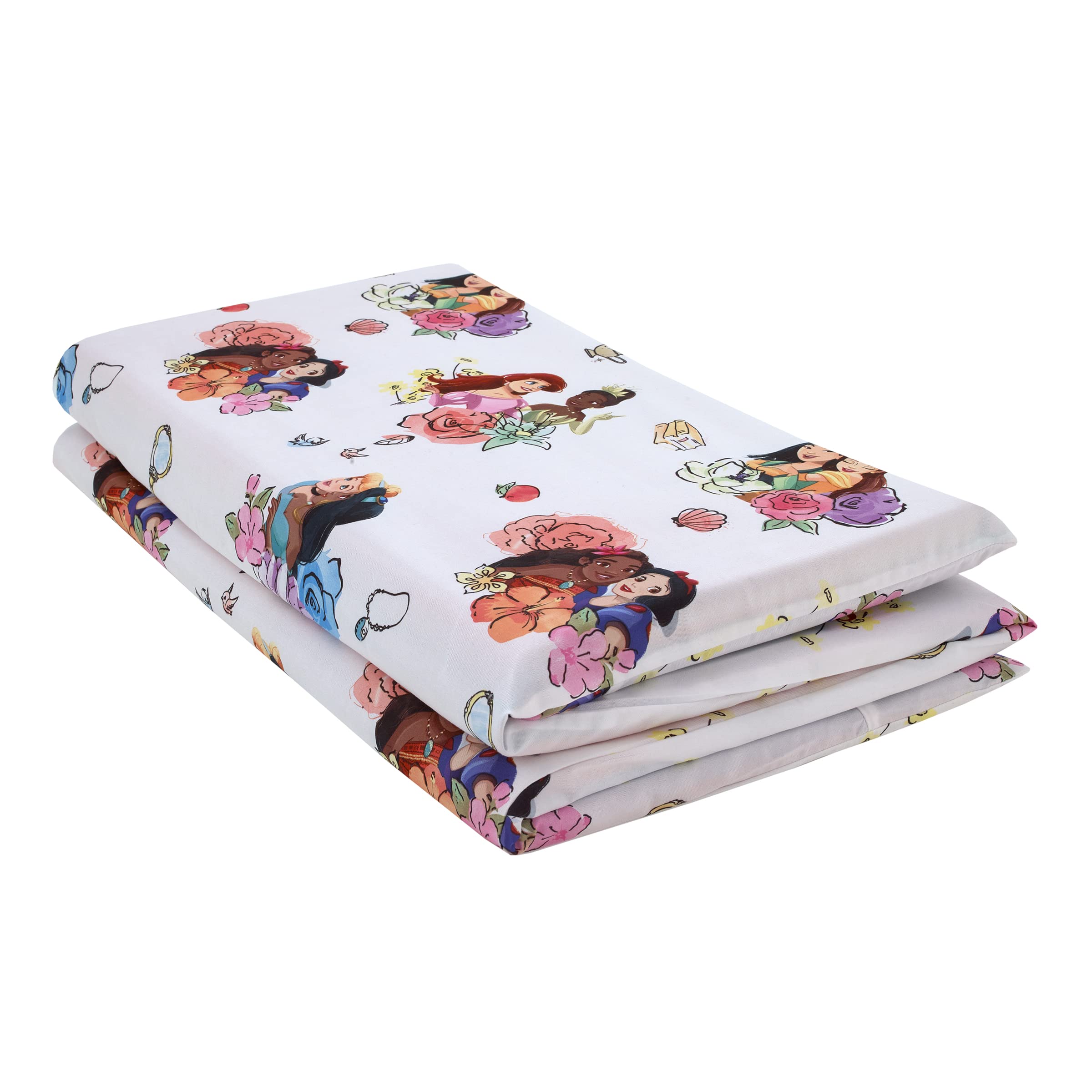Foto 3 pulgar | Hoja De Siesta Preescolar Con Diseño De Princesas Disney Para Niñas - Venta Internacional.