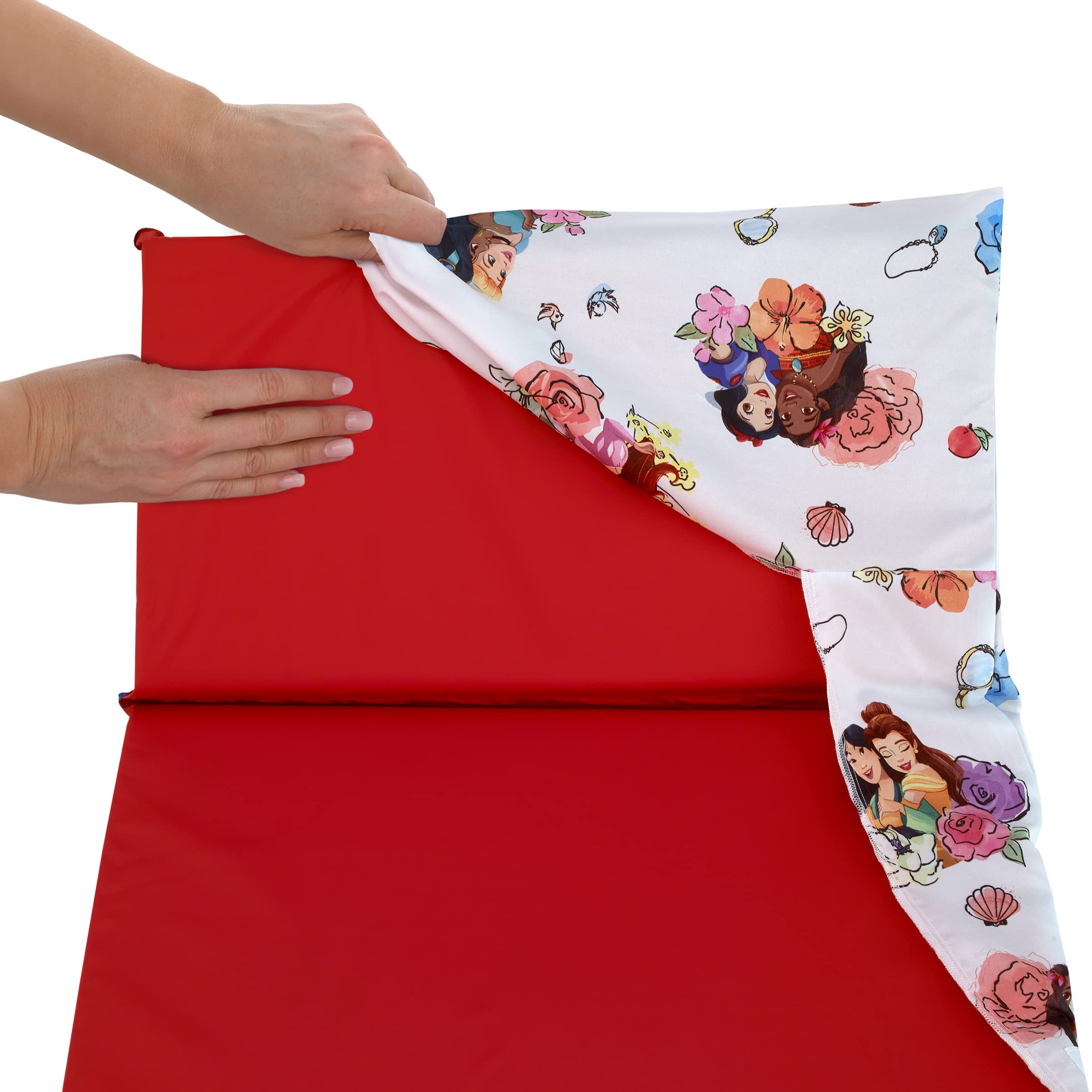 Foto 4 | Hoja De Siesta Preescolar Con Diseño De Princesas Disney Para Niñas - Venta Internacional.