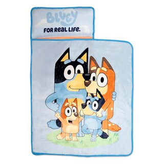 Foto 1 | Alfombrilla De Siesta Para Niños Pequeños Nojo Bluey Para La Vida Real Con Almohada Y Manta - Venta Internacional.