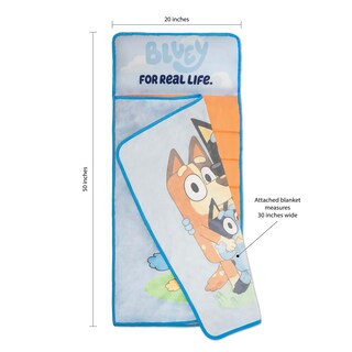 Foto 2 | Alfombrilla De Siesta Para Niños Pequeños Nojo Bluey Para La Vida Real Con Almohada Y Manta - Venta Internacional.