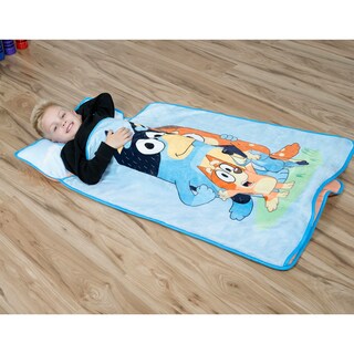 Foto 5 | Alfombrilla De Siesta Para Niños Pequeños Nojo Bluey Para La Vida Real Con Almohada Y Manta - Venta Internacional.