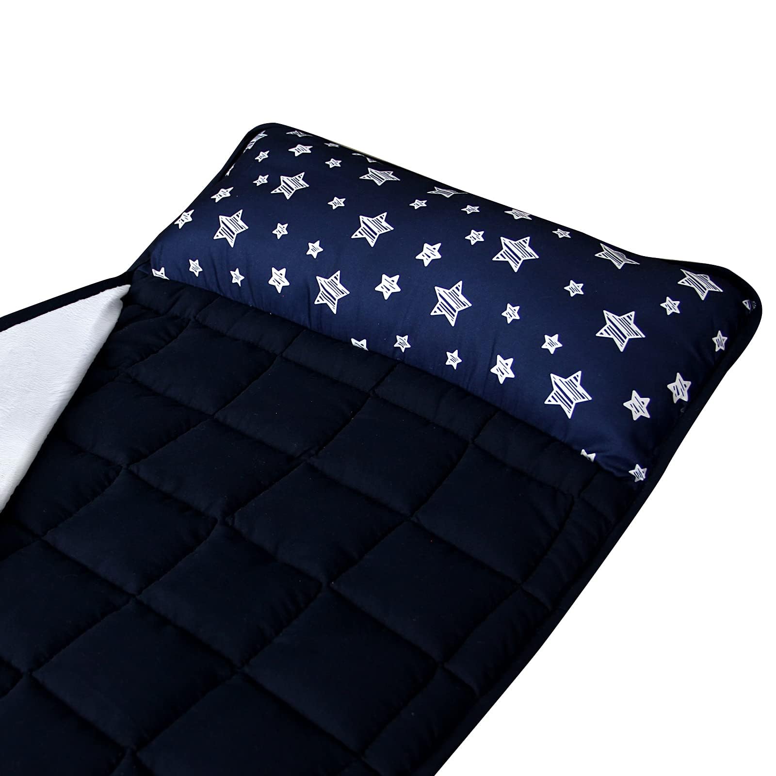 Foto 6 pulgar | Alfombrilla De Siesta Moonsea Para Niños Pequeños, Paquete De 2 Con Almohada Y Manta Polar Tipo Minky - Venta Inte