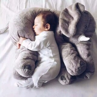 Foto 5 | Kit De 2 Almohada Para Bebé De Elefante Bluelander