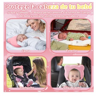 Foto 5 | Almohada para Bebé Memory Foam Prevención Cabeza Plana