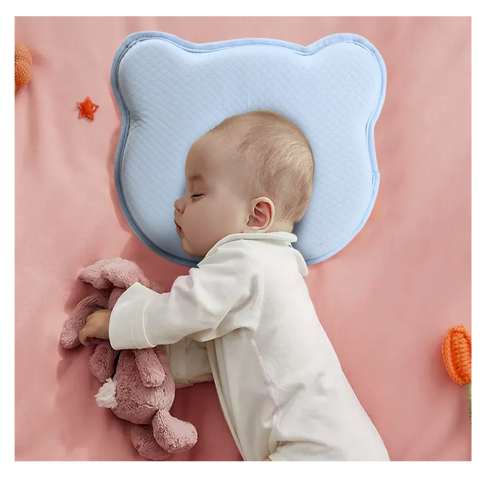 Foto 6 pulgar | Almohada Para Bebé Foam Belug  Azul Claro