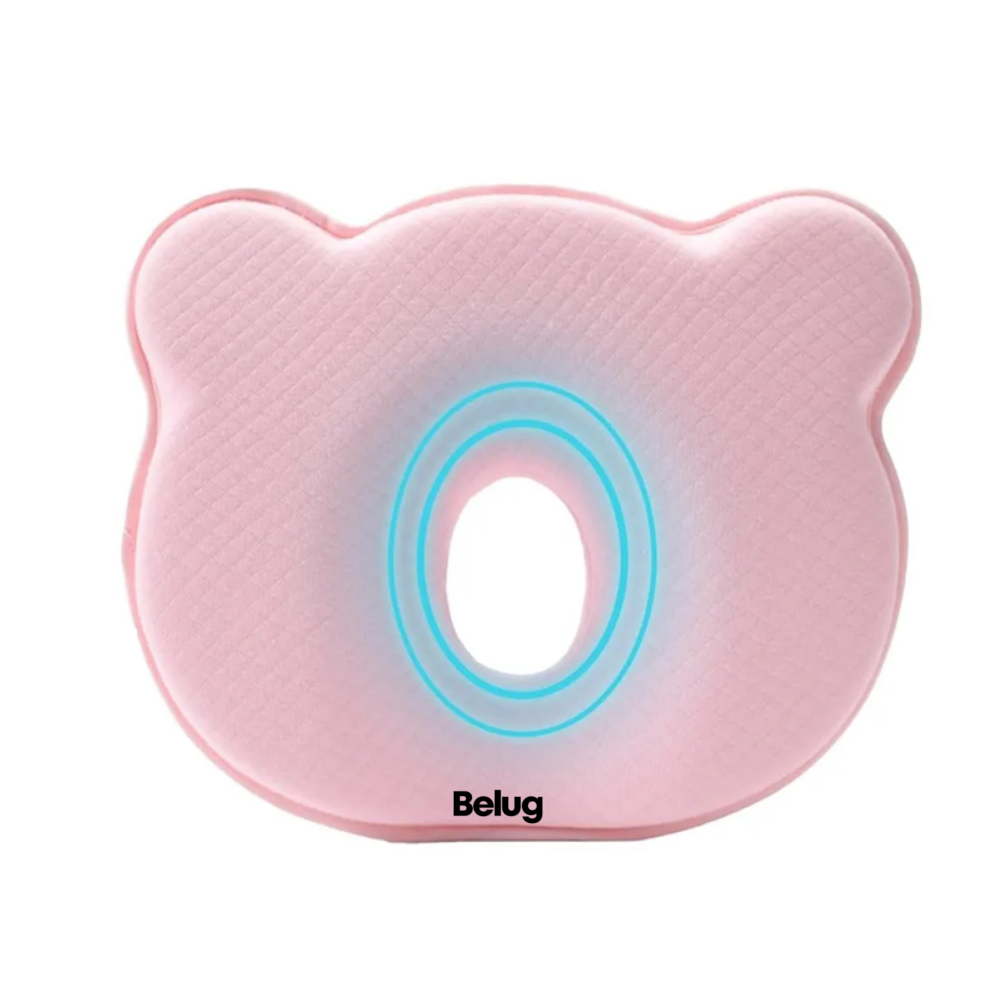 Foto 2 pulgar | Almohada Para Bebé Foam Belug   Rosa