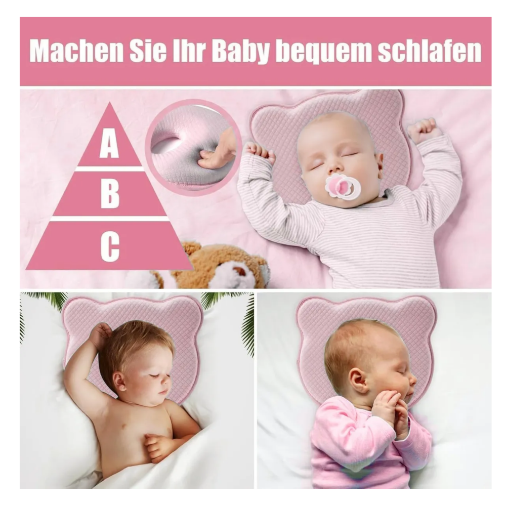 Foto 4 | Almohada Para Bebé Foam Belug   Rosa