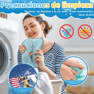 Foto 4 | Almohada Para Bebe Memory Foam Prevenir Cabeza Plana Eo Safe Imports Esi-21066 Azul