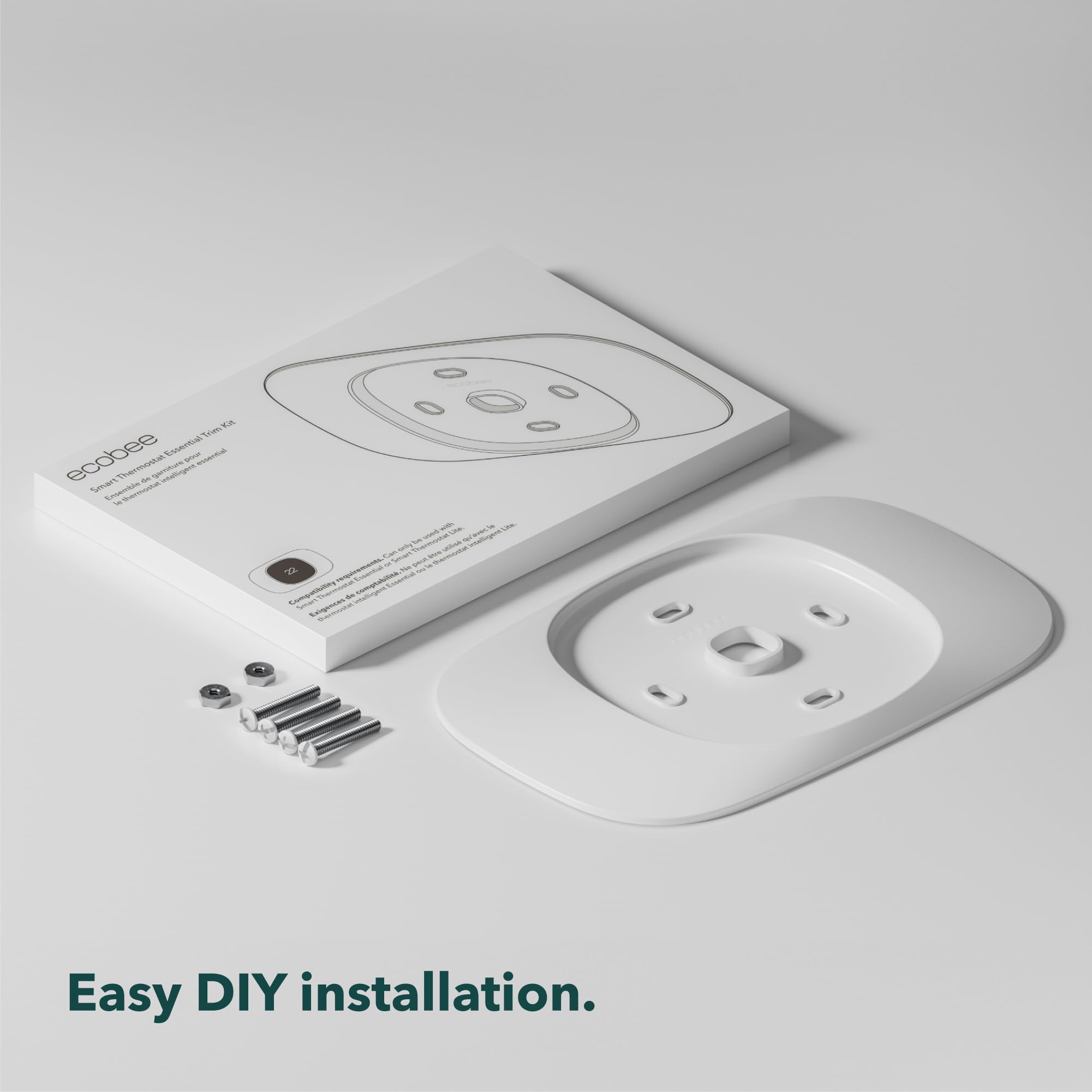 Foto 5 pulgar | Placa De Acabado Para Termostato Inteligente Ecobee Essential - Ecobee - Venta Internacional.