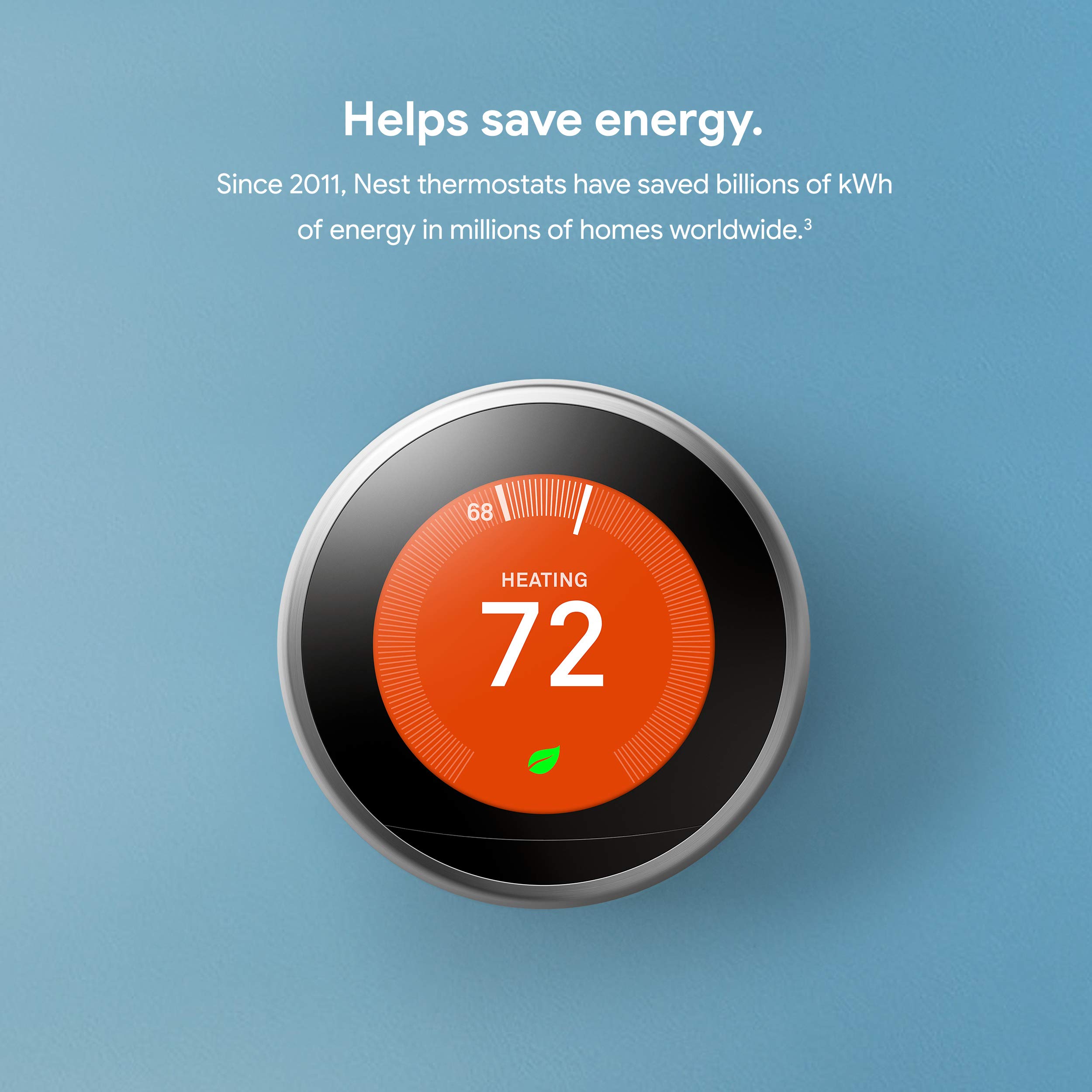 Foto 4 pulgar | Termostato Inteligente Nest Learning De Tercera Generación Con Alexa, Negro Espejo - Venta Internacional.