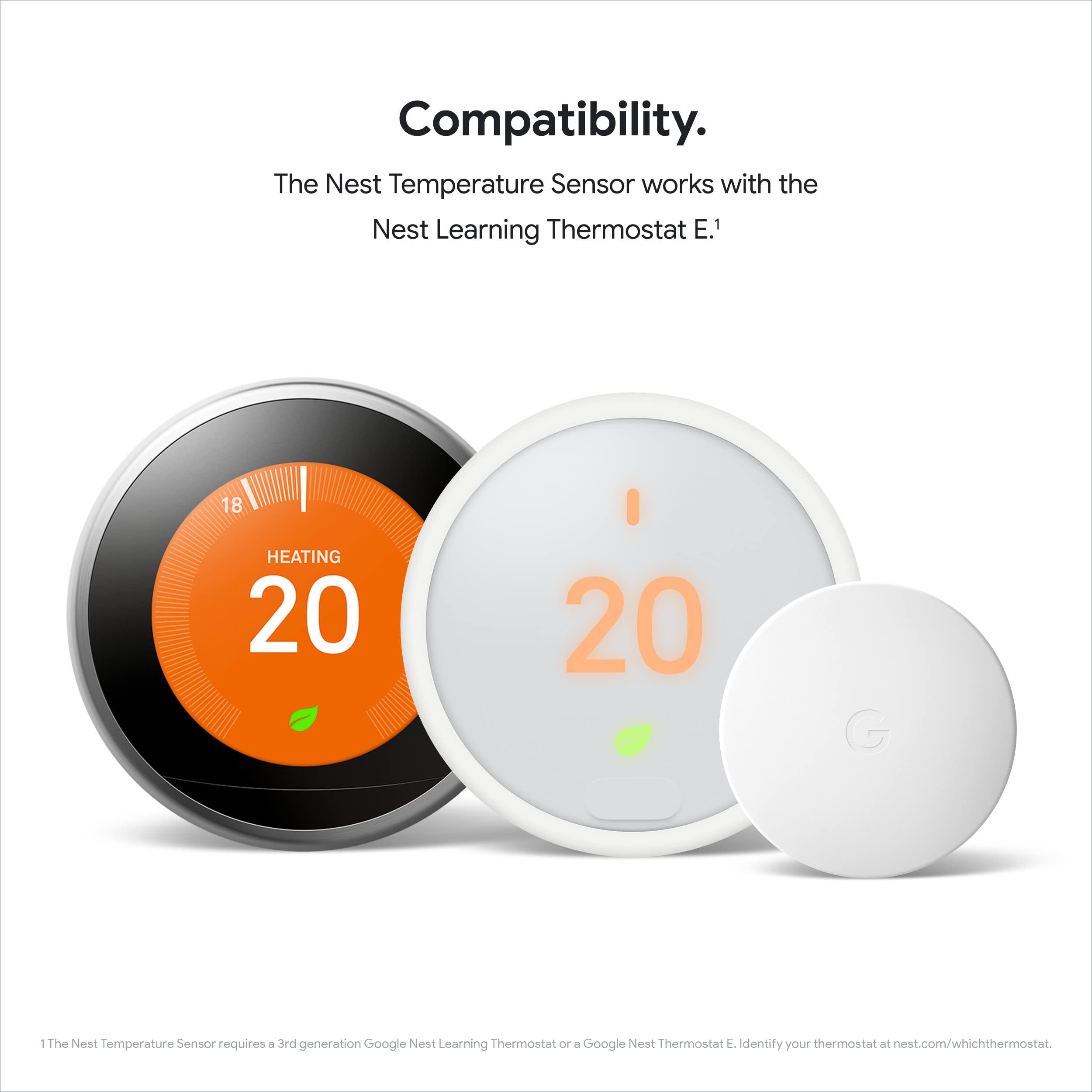 Foto 6 pulgar | Sensor De Temperatura Google Nest 3 Pack Para Termostato - Venta Internacional.