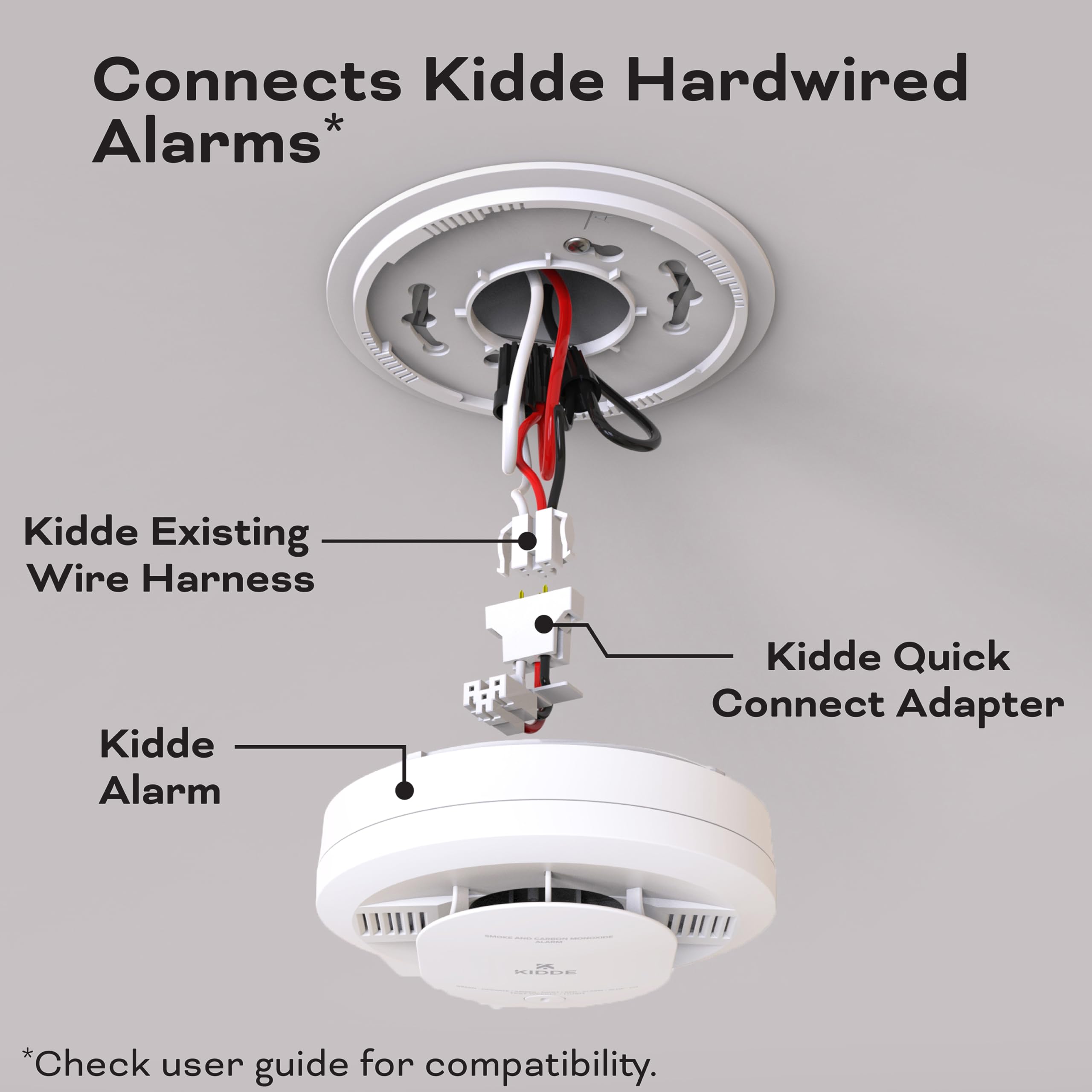 Foto 4 pulgar | Adaptador De Detector De Humo Plug Kidde Quick Connect - Venta Internacional.