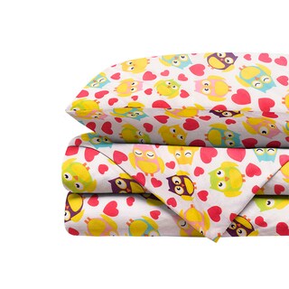 Foto 2 | Sabanitas de Camiseta Chiqui Mundo CCC Búhos Multicolor 3 Piezas