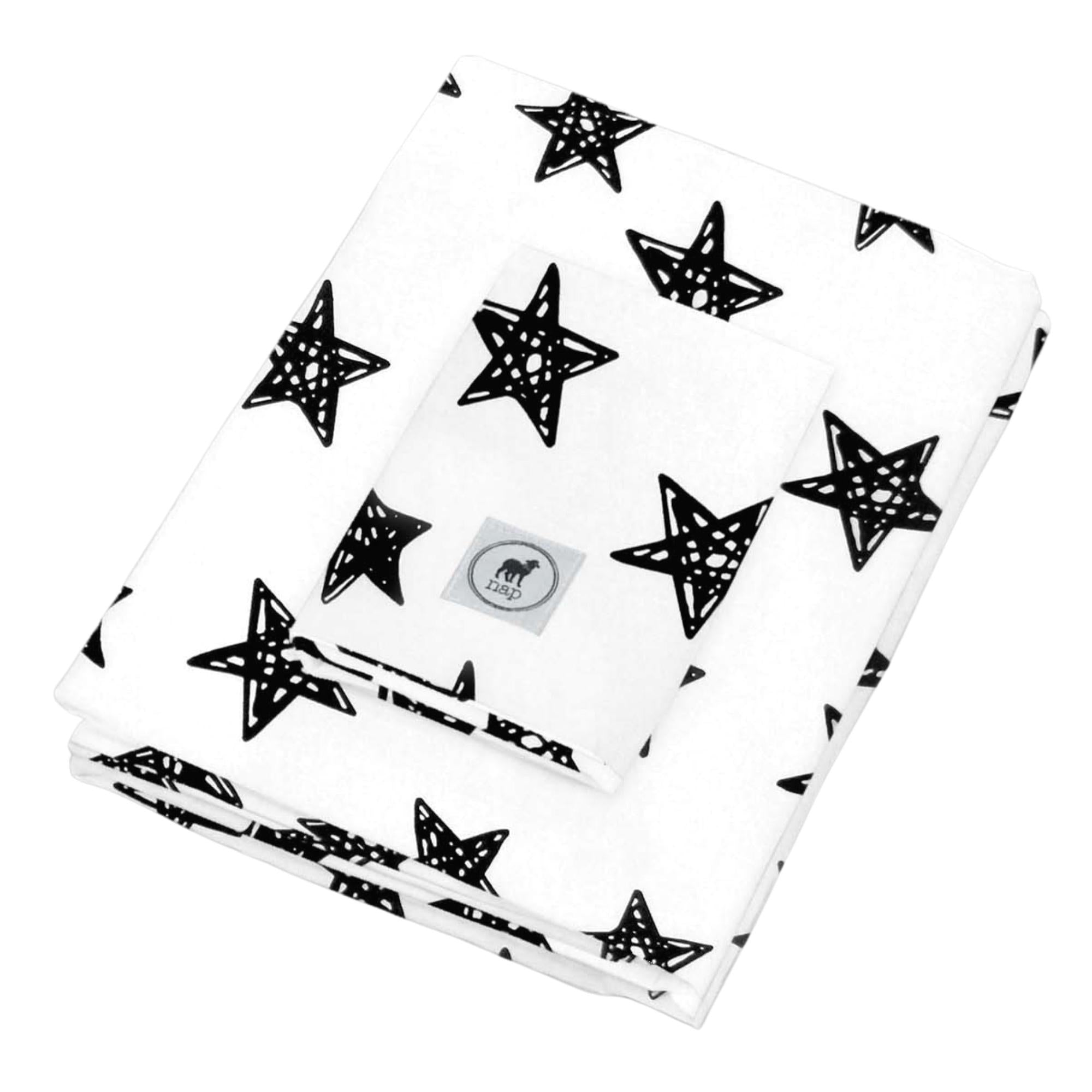 Juego de Sábanas para Colecho o Moisés Nap Baby 3 Piezas color Negro