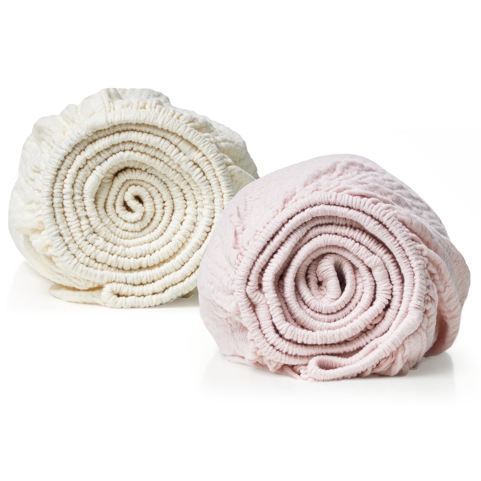 Sábanas Ajustables Momcozy Muslin, Paquete De 2, 100% Algodón - Venta Internacional.