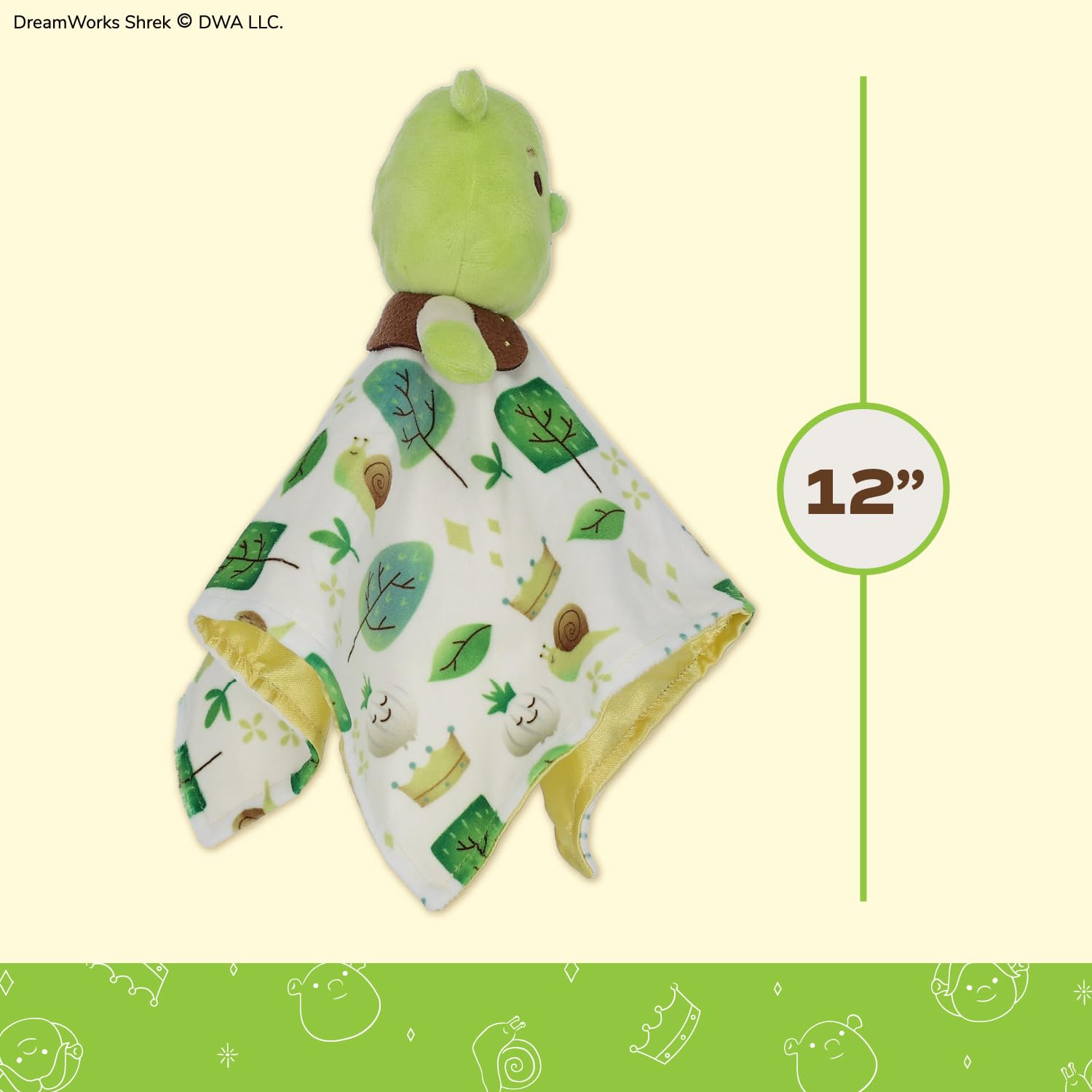 Foto 5 pulgar | Cabezal De Peluche De Shrek De Blanky Kids Preferred Con Detalles Bordados - Venta Internacional.